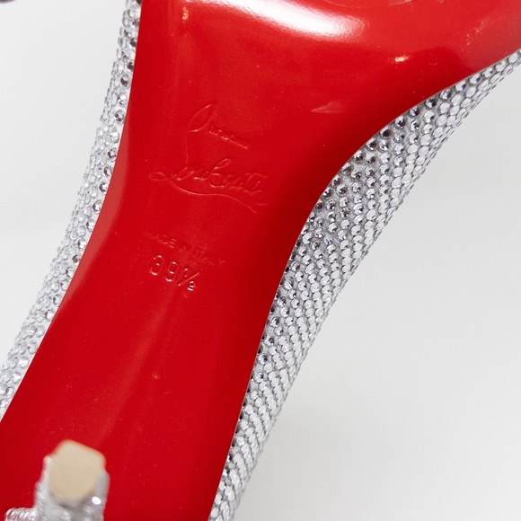 Christian Louboutin Astrilarge Strass Crystal Stiletto Red Bottom Boots 39.5 EU - Picture 8 of 8